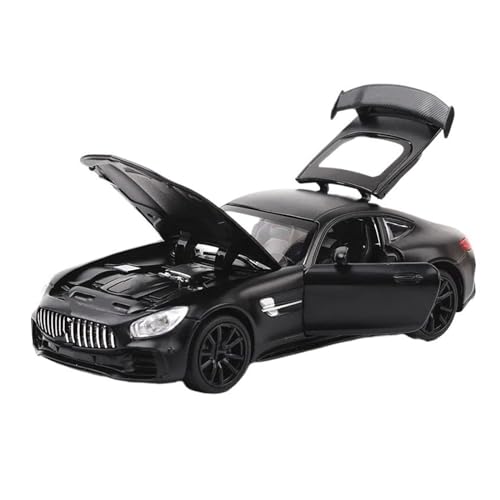 LIVEDOLLS Pull-Back-Modell Für GTR Alloy Diecast Metal Model Car Pull Back Model Car 1:32 Anteil(Matte Black with Box) von LIVEDOLLS