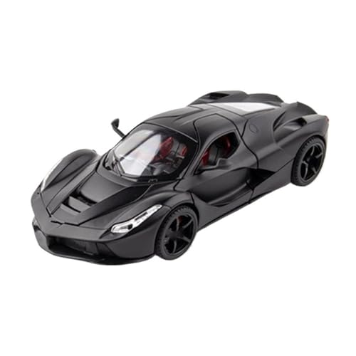 LIVEDOLLS Pull-Back-Modell Für L&aferrari Alloy Diecasts Fahrzeuge Metallautomodell 1:24 Anteil(Hardtop Black) von LIVEDOLLS