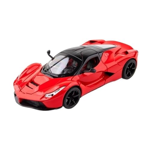 LIVEDOLLS Pull-Back-Modell Für L&aferrari Alloy Diecasts Fahrzeuge Metallautomodell 1:24 Anteil(Hardtop red) von LIVEDOLLS