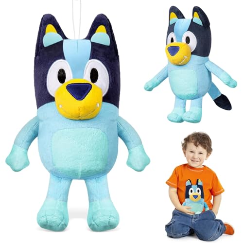 LIVESTN Anime Plüschtiere Flauschiges, ca. 20 cm, Kinderpuppe Plüschpuppe, Plüschtier Kinderspielzeug für Jungen Mädchen Geschenk, Kuscheltier Bluey, Süße Plüschpuppen für Kinder von LIVESTN