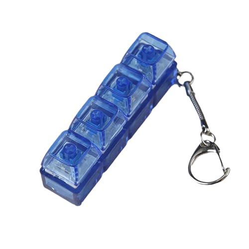 LIXSAZSE Für ADHS Spielzeug – 4 Tasten Sensor Schlüsselanhänger, Fidgets Spielzeug, ABS für Spielzeug, Tastatur, Tastatur für Spielzeug, Tastatur Spielzeug, D LIXSAZSE Für ADHS Spielzeug – 4 Tasten Sensor Schlüsselanhänger, Fidgets Spielzeug, ABS für Spielzeug, Tastatur, Tastatur für Spielzeug, Tastatur Spielzeug, D von LIXSAZSE