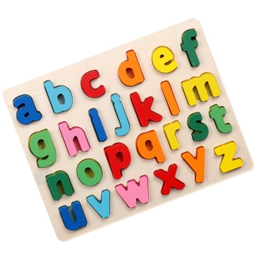 LIXSAZSE Holz Alphabet Zahlen Puzzles, geometrisches Arithmetik Spielzeug, Vorschule, pädagogisches Lernen, Partyzubehör für Jungen und Mädchen LIXSAZSE Holz Alphabet Zahlen Puzzles, geometrisches Arithmetik Spielzeug, Vorschule, pädagogisches Lernen, Partyzubehör für Jungen und Mädchen von LIXSAZSE