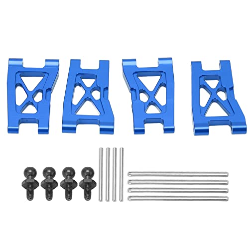 Aluminiumlegierung Metall Vorder- und Hinterradaufhängung A-Arm-Set RC-Car-Upgrade-Teile für 1/18 LaTrax Teton Desert Prerunner Ersetzen Sie das Lagermodell (Blue) von LIYJTK