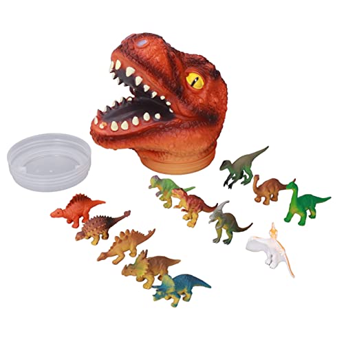 Dinosaurier-Handpuppe, bewegliches Gelenk, draußen, Kinder, Tierspielzeug für Bühnentheater, Rollenspiel, Puppe, Mini-Figuren, Puppen, pädagogische Innendekoration von LIYJTK