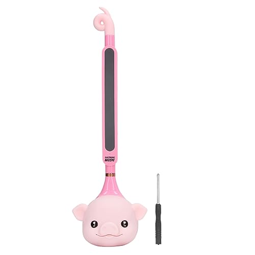 Electronic Musical Character Instrument Melody Sound Effects Portable Synthesizer Kids Music Cartoon Shaped Multifunctional Toy for Party (Pink Pig) von LIYJTK