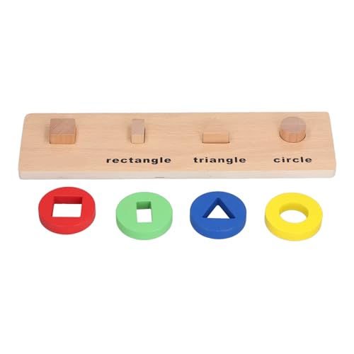 Holz sortierung Stapel Montessori Spielzeug, Kleinkind Stapeln Puzzle Geometrie Form Cognition Board Basswood Früh pädagogische Kinder Spielzeug Lernen Puzzles von LIYJTK