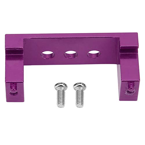 LIYJTK 1 Stück RC-Servo-Befestigungshalterung, Lenkgetriebesitz aus Aluminiumlegierung, RC-Servohalterung, CNC-gefräste Servohalterung für WLtoys 144001 1 14 RC-Auto (Purple) von LIYJTK