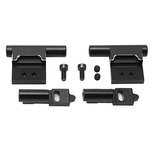 LIYJTK 2Set RC Lenkschwinge vorne Oben Schwingarm Aluminium schwarz für 3Racing Sakura D5 1/10 RC Modellfahrzeug von LIYJTK