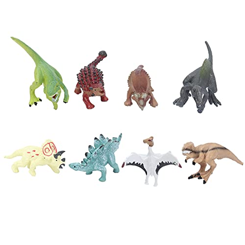 LIYJTK Dinosaurier-Modell-Set Mini simulierte niedliche lebendige Dinosaurier-Heim Dekoration Kinder von LIYJTK