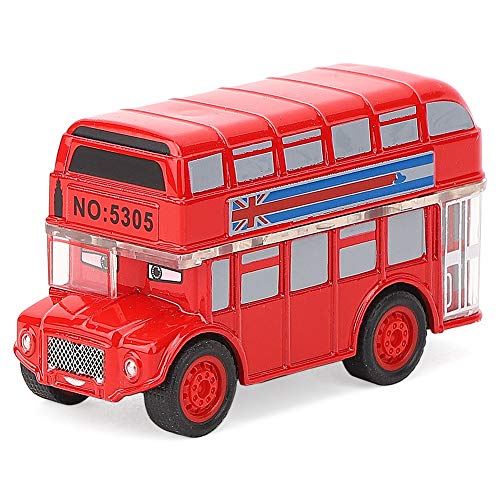 LIYJTK Legierung Auto Spielzeug Hoch Simulation Cartoon Bus Zurückziehen Fahrzeug Spielzeug Modell Kinder Kind (travel Bus red) von LIYJTK