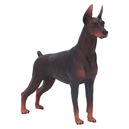 LIYJTK Mini-Hundefiguren, realistische Simulation, Miniatur-Kunststoff-Tier-Hundestatue, Modell, pädagogische Requisiten, Spielzeug, Kunststoff-Welpenfiguren, Spielzeug, kleine von LIYJTK