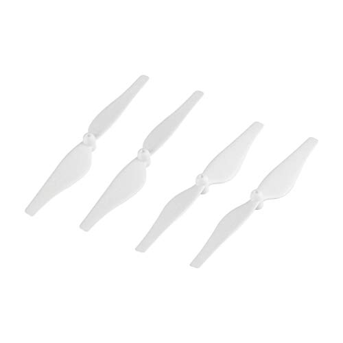 LIYJTK RC Drone Blade Propeller, 2 Paar Propellerblätter Set, Carbon Fiber Lightweight Drone Propeller Ersatzset für Tello Drone Schwarz und Weiß (White) von LIYJTK