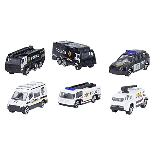 LIYJTK SWAT Auto Set 1:64 Legierung Metall Tragbare Kinder Lernspielzeug Druckguss Polizeifahrzeuge Modell Druckguss Autos Spielzeug Swat von LIYJTK