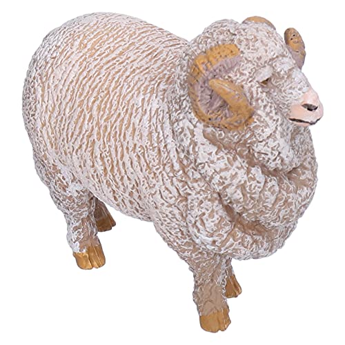 LIYJTK Schafe Figur Spielzeug Bauernhof Tiere Modell Figuren Kinder Bildung Kognitive Schreibtisch Ornament Wildtiere Simulierte für Sammlung von LIYJTK