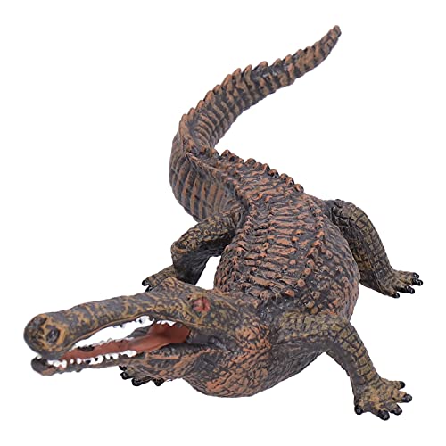 LIYJTK Simulierte Krokodile, Dekorationen, Alligatorfiguren, Wildtiere, Dschungeltiermodell, Actionfigur, Lernspielzeug, Simulationskollektion für Kinder von LIYJTK