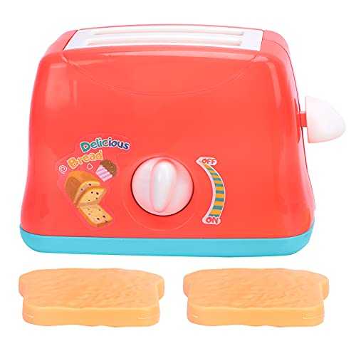 Pop-Up-Toaster, Spielspielzeug, Küche, Brotbackautomat, Modell, so tun, als ob Lebensmittel Spielen würden, Spielset für Kinder, Holz-Pop-Up-Set, Zubehör mit hölzernem Brot, von LIYJTK