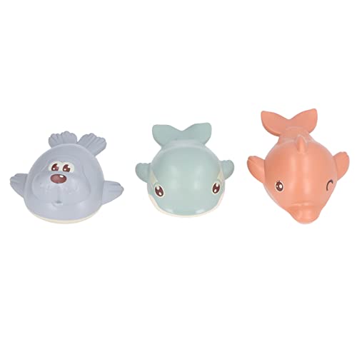 3pcs Bath Toys Baby Wind Up Swimming Water Floating Small Whale Clockwork Bathtub Pool Toy Game Animal Tub for Children Kids Boys Girls Toddlers Time von LIZEALUCKY