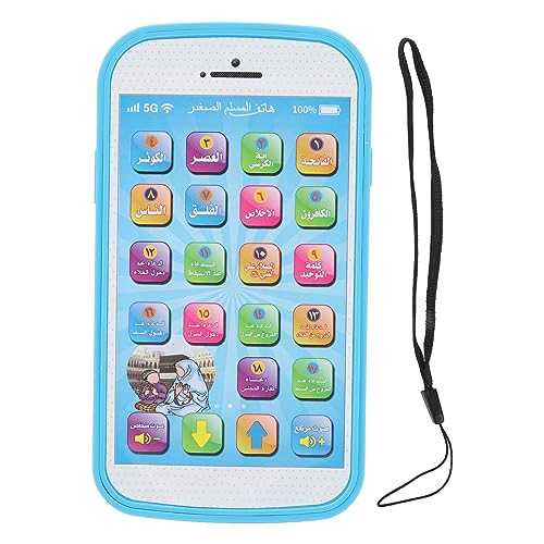 Arabische Buchstaben Lernspielzeug, Sound Machine Tablet Elektronisches Spielzeug Lernen Frühes Kind Plastikpädagogisches Multifunktionales Lesegerät für Kinder Anfänger (Blue) von LIZEALUCKY