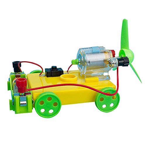 LIZEALUCKY DIY-Montagespielzeug, handgefertigtes Modellauto-Set mit Vier Rädern, Materialset für wissenschaftliche Experimente, wissenschaftliches Recoil-Quad-Bike-Experiment für Jungen und von LIZEALUCKY