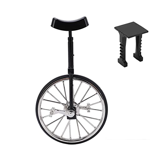 LIZEALUCKY Einrad-Fahrradmodell, Ornament, Einrad-Fahrrad, Mini-Modell, Simulation, Legierungsdesign, breite Anwendbarkeit für Tische, Bücherregale, Dekoration, Heim-Desktop-Kunstwerk, von LIZEALUCKY