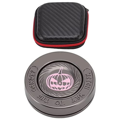 LIZEALUCKY Fidget Spinning Toy, Evil Pumpkin, rund, leicht, stressabbauend, EDC-Schreibtischspielzeug, Metal Fidget Spinning Stress Relief Spinner für das Home Office von LIZEALUCKY