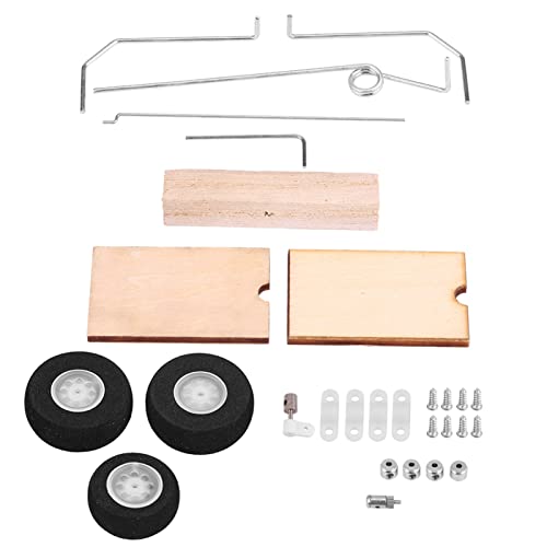 LIZEALUCKY Flugzeugfahrwerk KT Wheels Fahrwerk KT DIY Starrflügelmodell Flugzeugfahrwerk Rad Universalset für DIY Starrflügelmodell von LIZEALUCKY