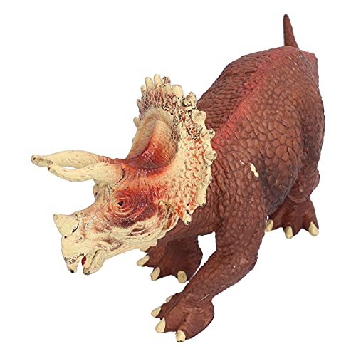 LIZEALUCKY Kinder-Triceratops-Dinosaurier-Figur, Spielzeug, PVC, handbemalt, realistisch, detaillierte Dino-Kollektion für Kinder, Actionfiguren für spielerisches Lernen von LIZEALUCKY