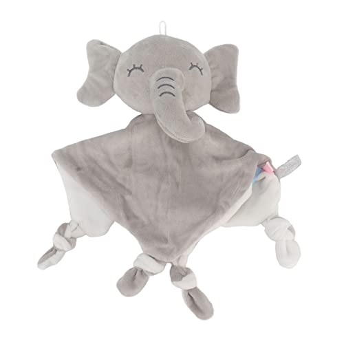 LIZEALUCKY Schnullertuch für Babys, Plüsch, Cartoon-Puppe, Spucktuch, Taschentuch für über 3 Monate (Elephant Shaped) von LIZEALUCKY