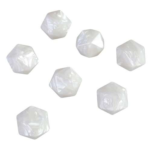 20pcs Leere Blanks Dices 20mm Acryl Würfel Mit Glatten Oberflächen 20 Seitig Sided Würfel Für Brettspiele Und Lehren Einfach Zu Bedienen von LIbgiubhy