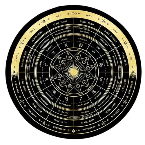 LIbgiubhy Dowsing Divinations Witchcrafts Altars Board Metaphysical Message Board Mat Rubber Board von LIbgiubhy