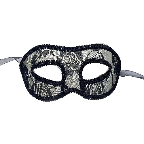LIbgiubhy Maskerade für Damen, Mädchen, Frauen, halbes Auge, Weihnachten, Halloween, Cosplay, Spitze von LIbgiubhy