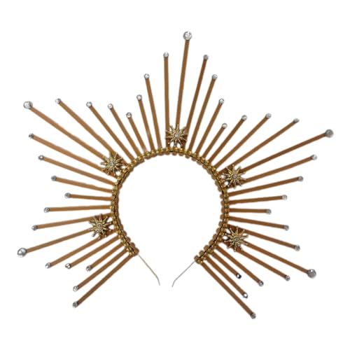 LIbgiubhy Notre Dames Fünf Kopf Schnalle Haarband Lustige Übertriebene Neuartige Halloween Hexen Stirnband von LIbgiubhy