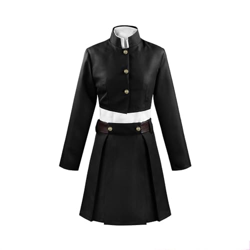 LJFIWY Kugisaki Nobara Cosplay Kostüm Anime Charakter Bluse Rock Uniform Komplettes Set Halloween Karneval Rollenspiel Party Kleid Outfits (Schwarz Nobara Kugisaki Kostüm, L) von LJFIWY