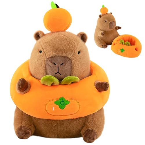 LJTXX Capybara Kuscheltier Gefüllte 25cm Capybara Plüschtier Kuscheltier Plüschtiere für Kinder Plüschpuppe Geschenke Dekor Themed Party Supplies Braun von LJTXX