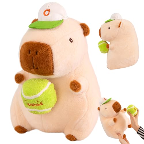 LJTXX Capybara Plüschtier 25cm Capybara Plushie Doll Capybara Plüschspielzeug Weiches Zug Plüschtier Cartoon Plüschtier Puppe Kindergeburtstag Geschenk von LJTXX