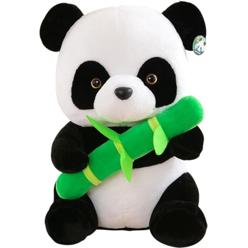 LJTXX Panda Plüschtier, Panda Plüschpuppe Kinderspielzeug Plüschfigur Kuscheltier Plüsch Spielzeug Plüschtier Puppen Spielzeug Kuscheltier Schlafkissen Wurfkissen Geschenk für Kinder Mädchen (30cm) von LJTXX