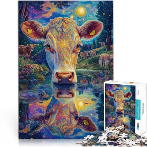 1000-Teile-Puzzle für Teenager Interessante Stressreduzierung Kuh malen eignet ganze Familie52x38cm 1000-Teile-Puzzle für Teenager Interessante Stressreduzierung Kuh malen eignet ganze Familie52x38cm von LKASGCBY