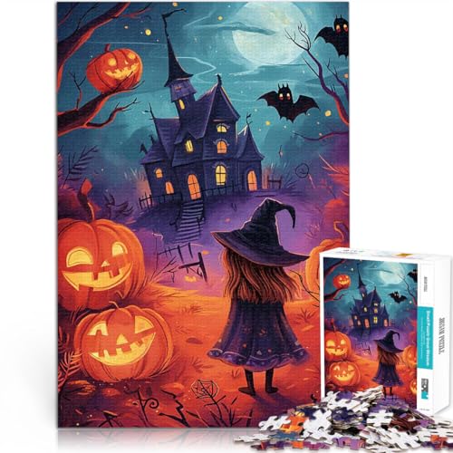 2000-teiliges Puzzle für Erwachsene Quizspiel Halloween Hexe und Spukhaus Jedes Stück ist einzigartig – Anspruchsvolles Familienspiel70x100cm 2000-teiliges Puzzle für Erwachsene Quizspiel Halloween Hexe und Spukhaus Jedes Stück ist einzigartig – Anspruchsvolles Familienspiel70x100cm von LKASGCBY