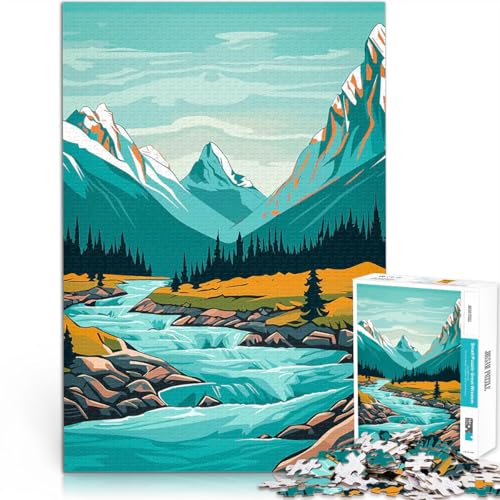 Puzzle 1000 Teile für Teenager Anspruchsvoll, Aber lustig und humorvoll Retro Berg Vintage Tolle Geschenke und Spielzeuge75x50cm Puzzle 1000 Teile für Teenager Anspruchsvoll, Aber lustig und humorvoll Retro Berg Vintage Tolle Geschenke und Spielzeuge75x50cm von LKASGCBY
