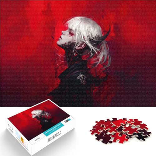 Teenager 1000 Teile Puzzle Lernspielzeug für die ganze Familie Weißhaariges Dämonenmädchen Lernspiel für Geburtstag, Weihnachten38x26cm Teenager 1000 Teile Puzzle Lernspielzeug für die ganze Familie Weißhaariges Dämonenmädchen Lernspiel für Geburtstag, Weihnachten38x26cm von LKASGCBY