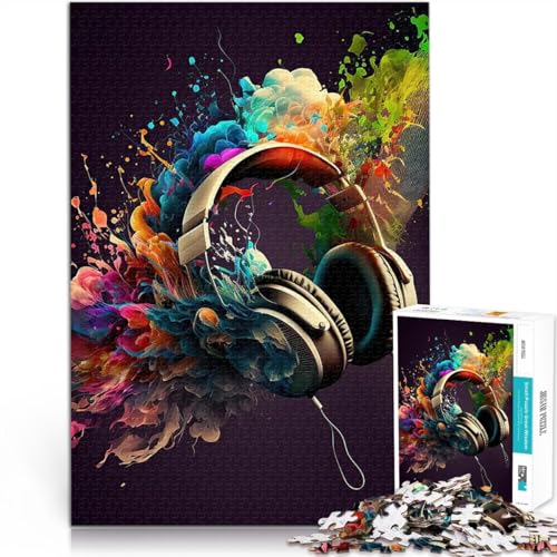 Teenager-Puzzle 1000 Teile Helfen Sie dem Gehirn, süchtig machende Spielzeuge zu trainieren, um Geduld zu entwickeln Kopfhörer Geburtstagsgeschenk52x38cm Teenager-Puzzle 1000 Teile Helfen Sie dem Gehirn, süchtig machende Spielzeuge zu trainieren, um Geduld zu entwickeln Kopfhörer Geburtstagsgeschenk52x38cm von LKASGCBY