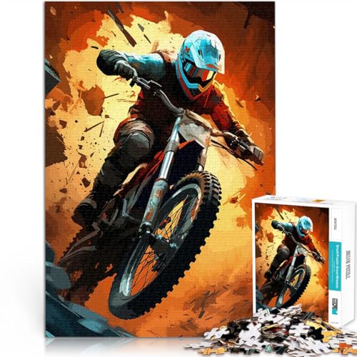 Teenager-Puzzles 1000 Teile Dekomprimierendes intellektuelles Lernspielzeug Sport-Motocross Tolle Geschenke und Spielzeuge52x38cm Teenager-Puzzles 1000 Teile Dekomprimierendes intellektuelles Lernspielzeug Sport-Motocross Tolle Geschenke und Spielzeuge52x38cm von LKASGCBY