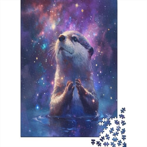 Otter Puzzle 1000 Teile - Puzzle Für Erwachsene, Puzzle, Puzzlespiel Erwachsenen Puzzlespiel Puzzel 1000pcs (75x50cm) von LKBASOEGD