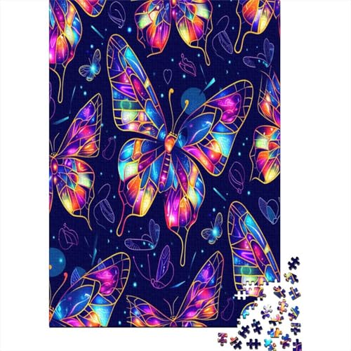 Schmetterling Puzzle 1000 Teile Puzzle Für Erwachsene Und Kinder Ab 14 Jahren Puzzel 1000pcs (75x50cm) von LKBASOEGD