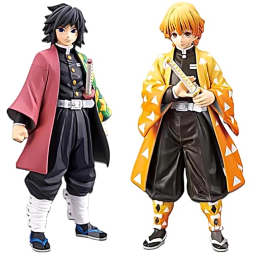 LKNBIF Anime Action Figure, Anime Figuren, Cartoon Figuren für Modell Statue Spielzeug PVC Figuren Desktop Ornamente, Wohnkultur Auto Dekor Geschenk für Fan 2 Stück von LKNBIF