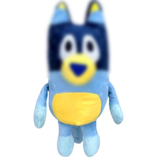 LKNBIF Blau Welpen Plüschtier, Blue-y Plüsch Dekoration Kinder Welpen Figuren Kuscheltier Plüschpuppe, Plüsch Tier Kissen Spielzeug Weiche Puppe Geschenk für Kinder und Freunde. von LKNBIF