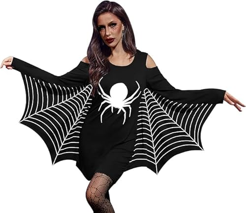 LKOIVNED Spielzeug Kostüm-Outfits Damen Fledermaus Erwachsene Halloween Kostüm (L) von LKOIVNED