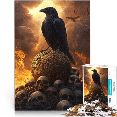 Puzzle für Erwachsene 1000 Teile Prophezeiung des mystischen Raben Aus Karton,Geeignet für Kinder ab 14 Jahren Spielzeug Geburtstagsgeschenk。Größe:26x38cm/10.2x14.9Zoll Puzzle für Erwachsene 1000 Teile Prophezeiung des mystischen Raben Aus Karton,Geeignet für Kinder ab 14 Jahren Spielzeug Geburtstagsgeschenk。Größe:26x38cm/10.2x14.9Zoll von LKSDCBOT