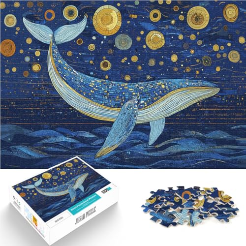 Puzzle für Erwachsene 1000 Teile Wal Mosaik Nacht Ozean Aus Karton,Geeignet für Personen ab 14 Jahren Für Familienspaß Lernspiel zum Geburtstag und Weihnachten。Größe:38x52cm/14.9x20.4Zoll Puzzle für Erwachsene 1000 Teile Wal Mosaik Nacht Ozean Aus Karton,Geeignet für Personen ab 14 Jahren Für Familienspaß Lernspiel zum Geburtstag und Weihnachten。Größe:38x52cm/14.9x20.4Zoll von LKSDCBOT