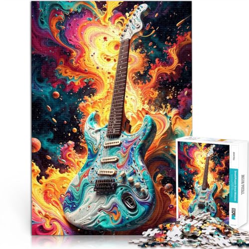 für Erwachsene 1000-Teile-Puzzle Gitarrentraum Aus Karton,Geeignet für Kinder ab 14 Jahren Denksportaufgabe Geschenk - Herausforderndes Spiel。Größe:38x52cm/14.9x20.4Zoll für Erwachsene 1000-Teile-Puzzle Gitarrentraum Aus Karton,Geeignet für Kinder ab 14 Jahren Denksportaufgabe Geschenk - Herausforderndes Spiel。Größe:38x52cm/14.9x20.4Zoll von LKSDCBOT